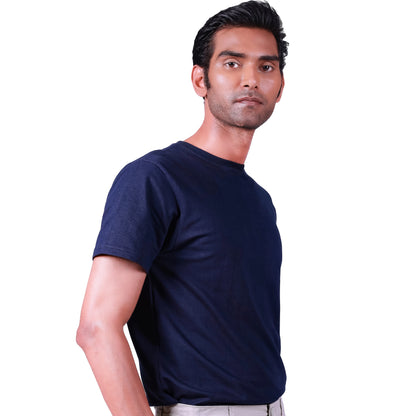 Dark Blue men regular fit t-shirt